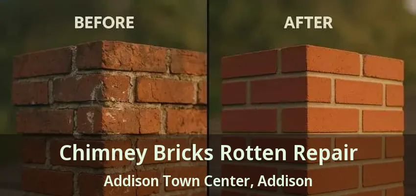 Chimney Bricks Rotten Repair Addison Town Center, Addison - TX