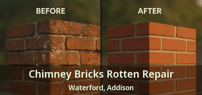 Chimney Bricks Rotten Repair Waterford, Addison - TX