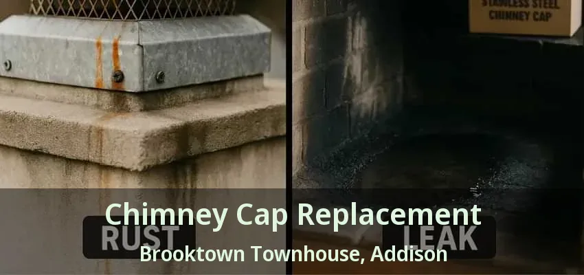 Chimney Cap Replacement Brooktown Townhouse, Addison - TX