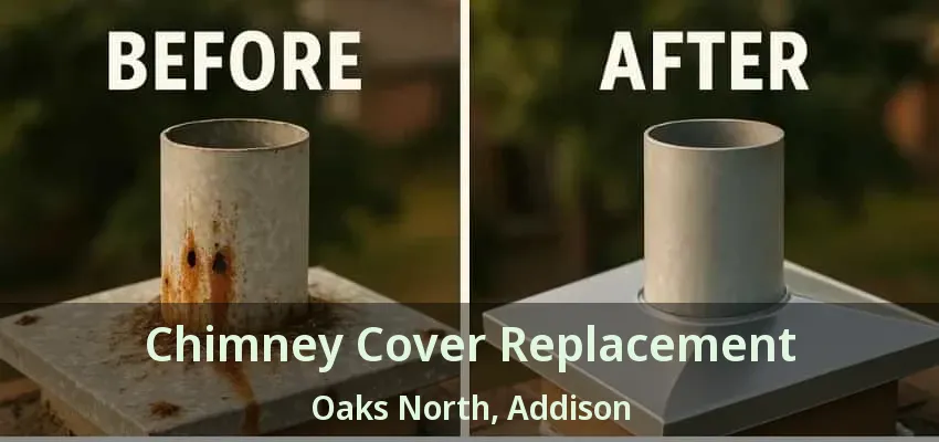 Chimney Cover Replacement Oaks North, Addison - TX
