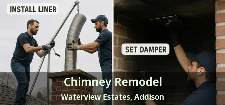 Chimney Remodel Waterview Estates, Addison - TX