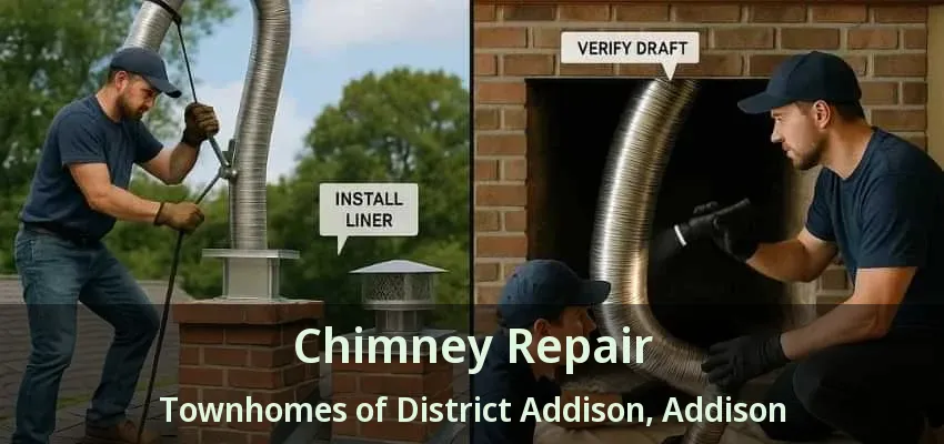 Chimney Repair Townhomes of District Addison, Addison - TX