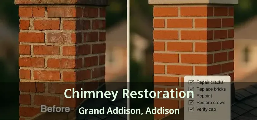 Chimney Restoration Grand Addison, Addison - TX