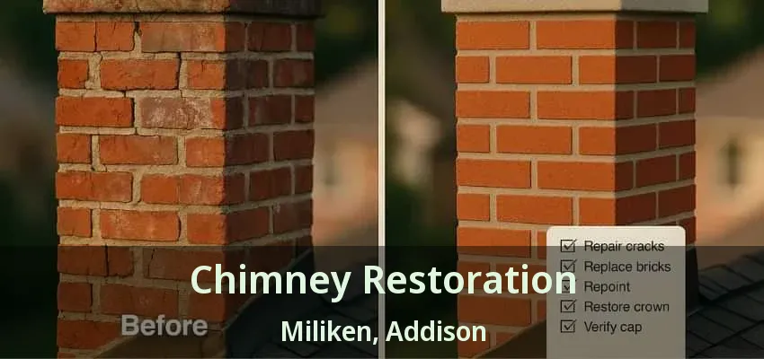 Chimney Restoration Miliken, Addison - TX