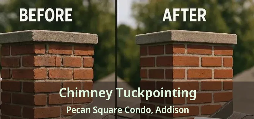 Chimney Tuckpointing Pecan Square Condo, Addison - TX