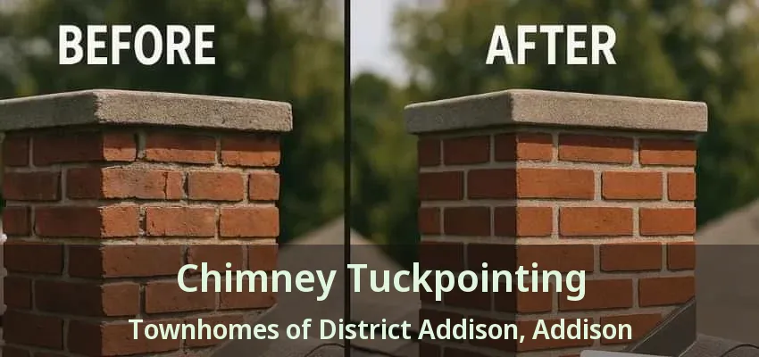 Chimney Tuckpointing Townhomes of District Addison, Addison - TX