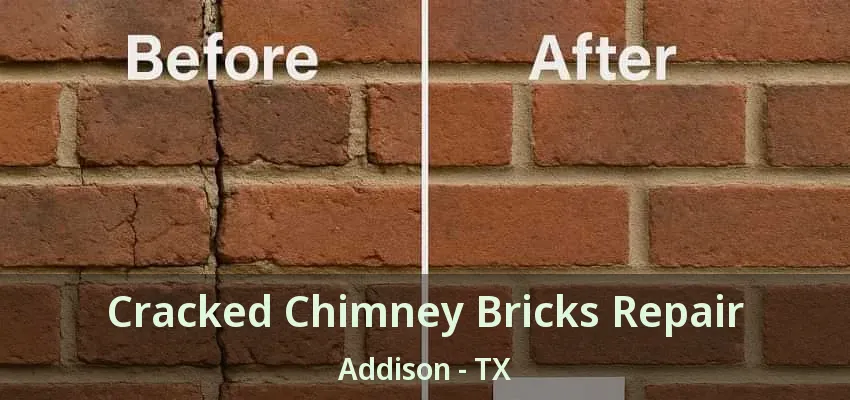 Cracked Chimney Bricks Repair Addison - TX