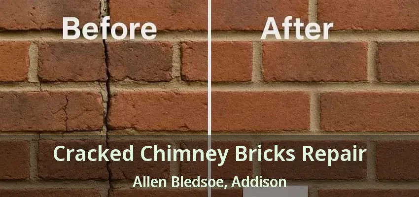 Cracked Chimney Bricks Repair Allen Bledsoe, Addison - TX