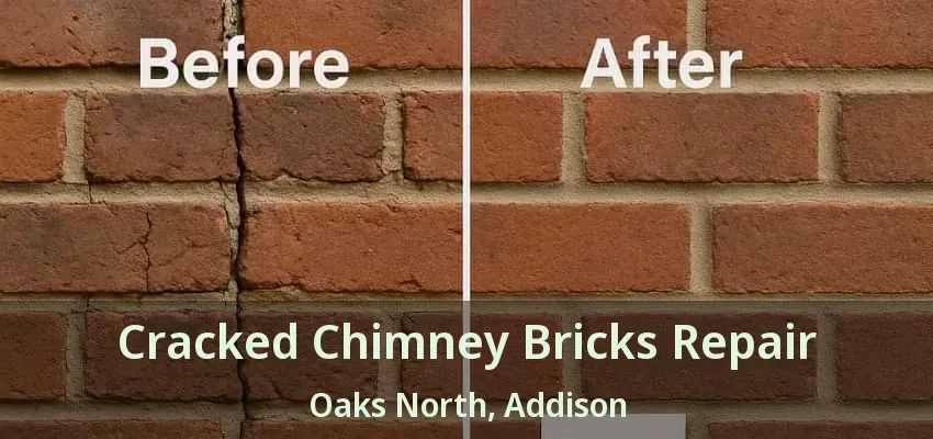 Cracked Chimney Bricks Repair Oaks North, Addison - TX