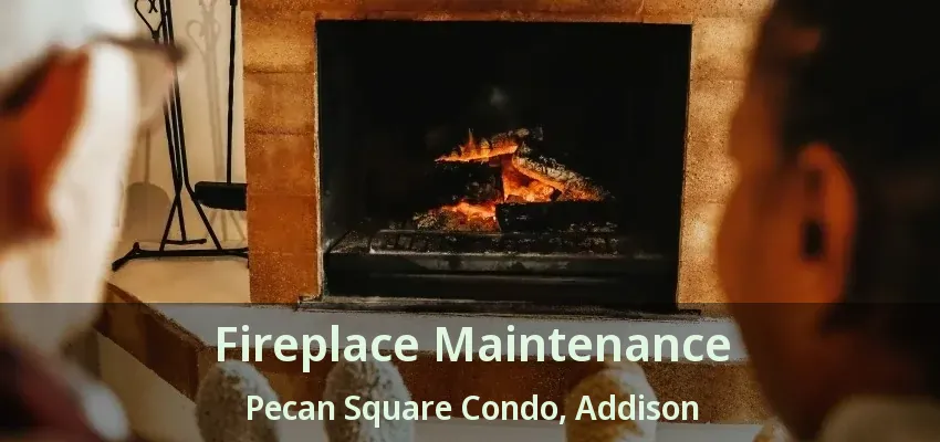 Fireplace Maintenance Pecan Square Condo, Addison - TX