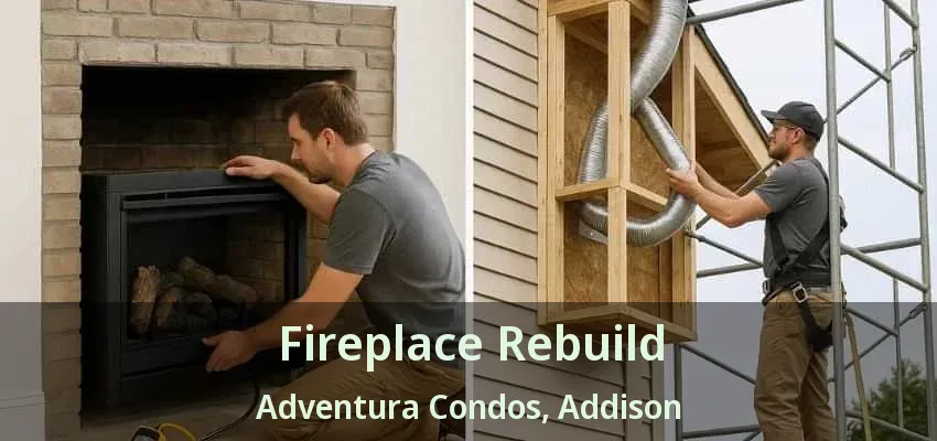 Fireplace Rebuild Adventura Condos, Addison - TX