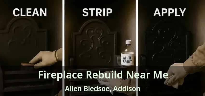 Fireplace Rebuild Near Me Allen Bledsoe, Addison - TX