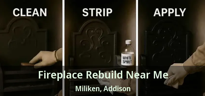 Fireplace Rebuild Near Me Miliken, Addison - TX