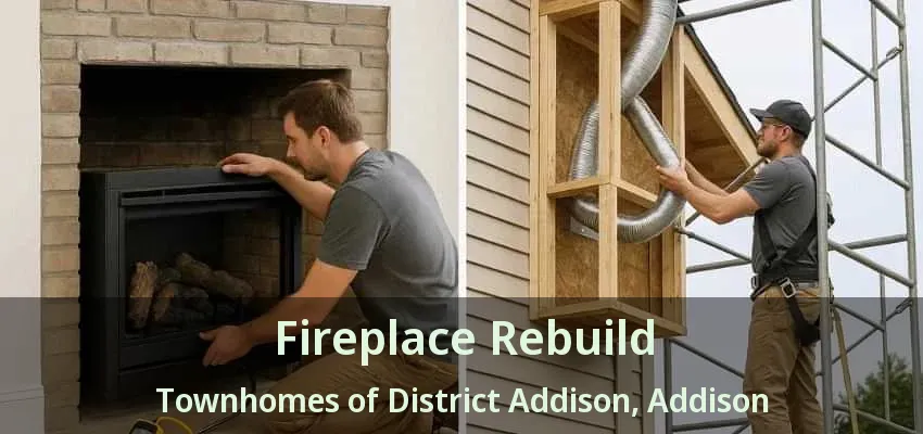 Fireplace Rebuild Townhomes of District Addison, Addison - TX