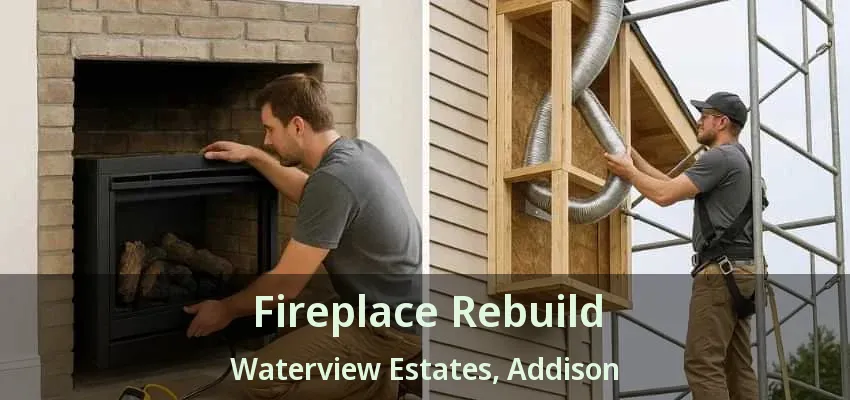 Fireplace Rebuild Waterview Estates, Addison - TX