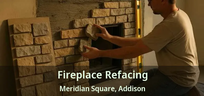 Fireplace Refacing Meridian Square, Addison - TX