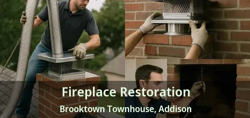Fireplace Restoration Brooktown Townhouse, Addison - TX