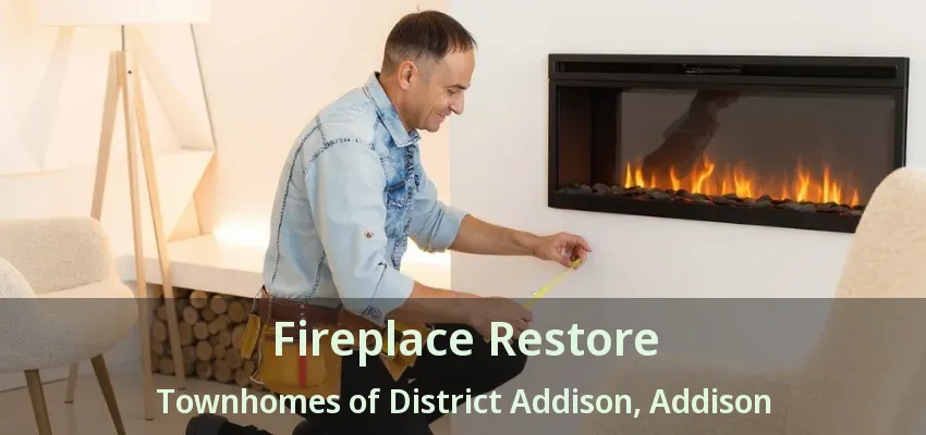 Fireplace Restore Townhomes of District Addison, Addison - TX