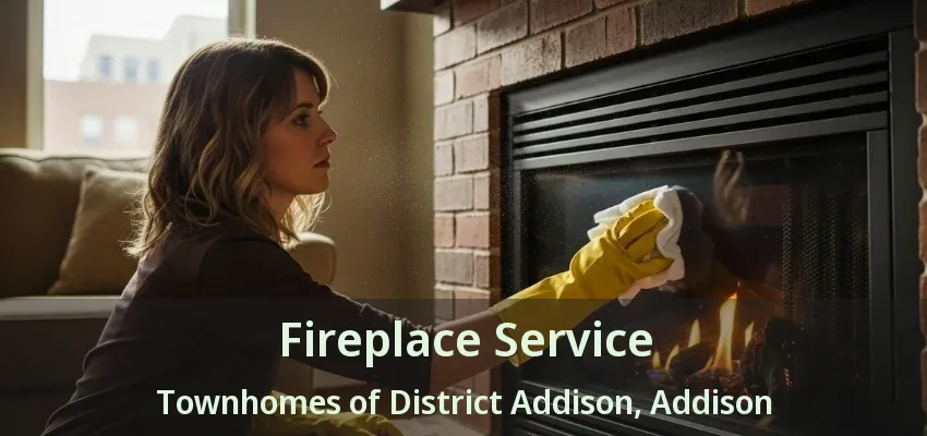 Fireplace Service Townhomes of District Addison, Addison - TX
