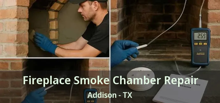 Fireplace Smoke Chamber Repair Addison - TX