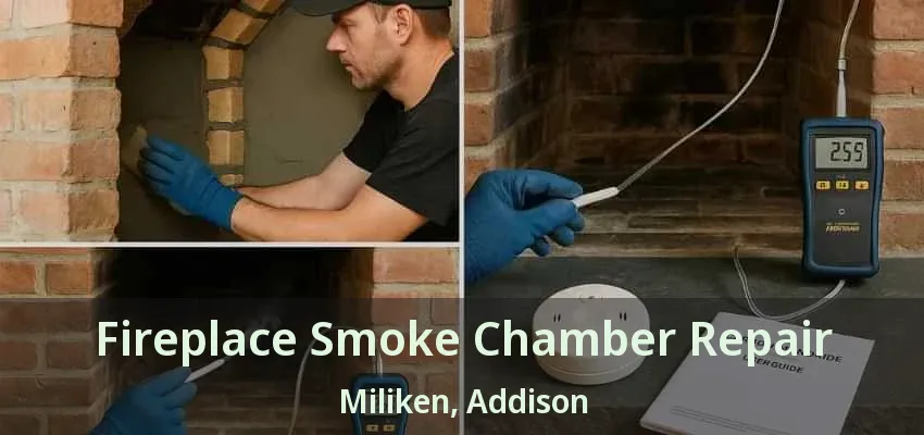 Fireplace Smoke Chamber Repair Miliken, Addison - TX