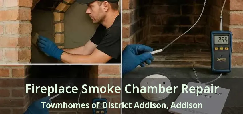 Fireplace Smoke Chamber Repair Townhomes of District Addison, Addison - TX