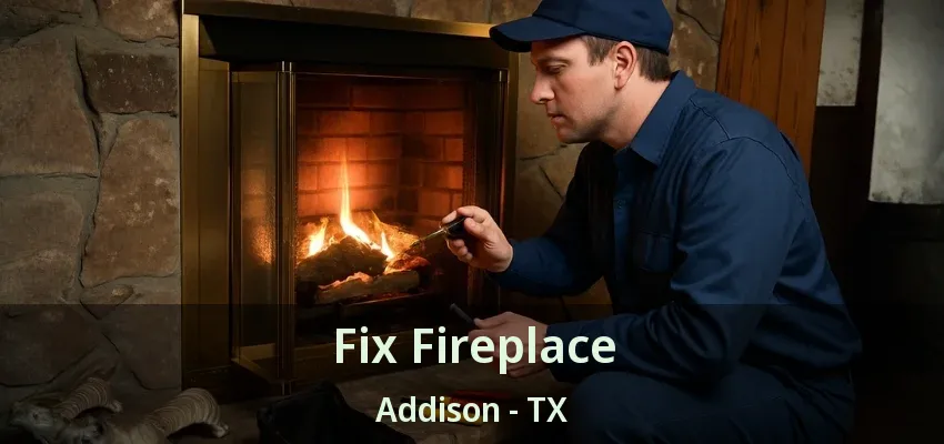 Fix Fireplace Addison - TX