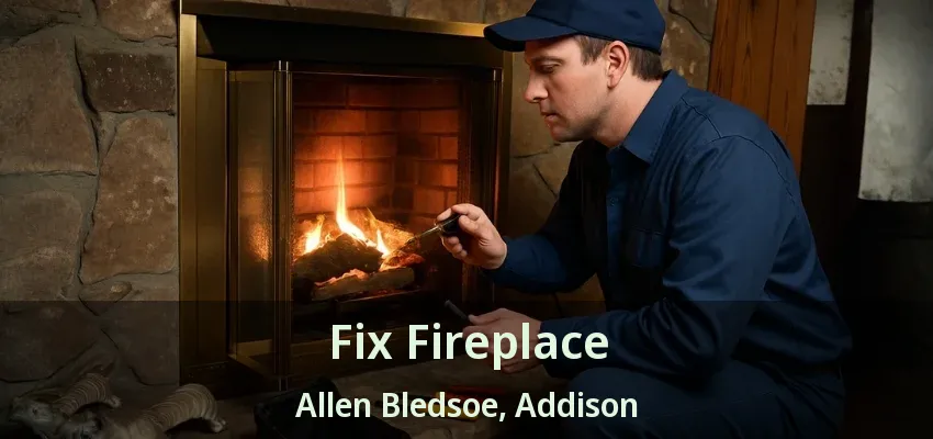 Fix Fireplace Allen Bledsoe, Addison - TX