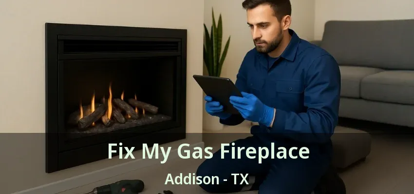Fix My Gas Fireplace Addison - TX