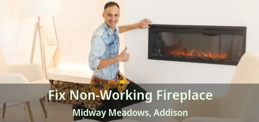 Fix Non-Working Fireplace Midway Meadows, Addison - TX