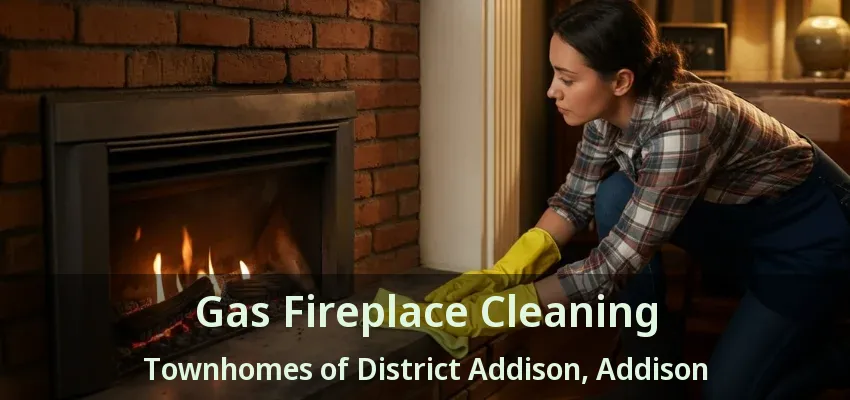 Gas Fireplace Cleaning Townhomes of District Addison, Addison - TX