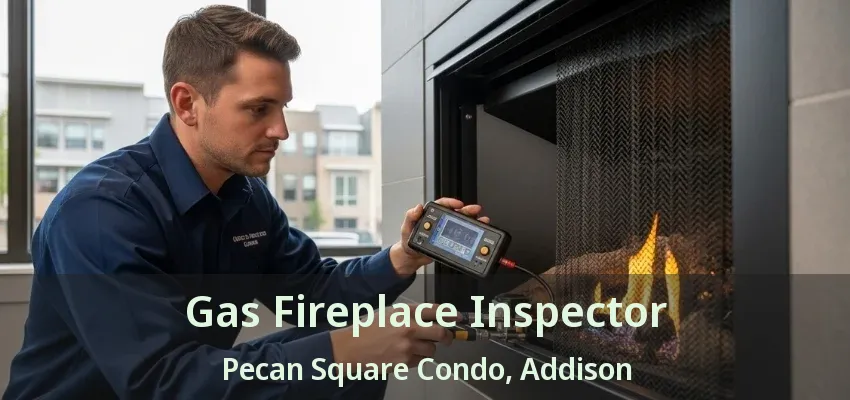 Gas Fireplace Inspector Pecan Square Condo, Addison - TX