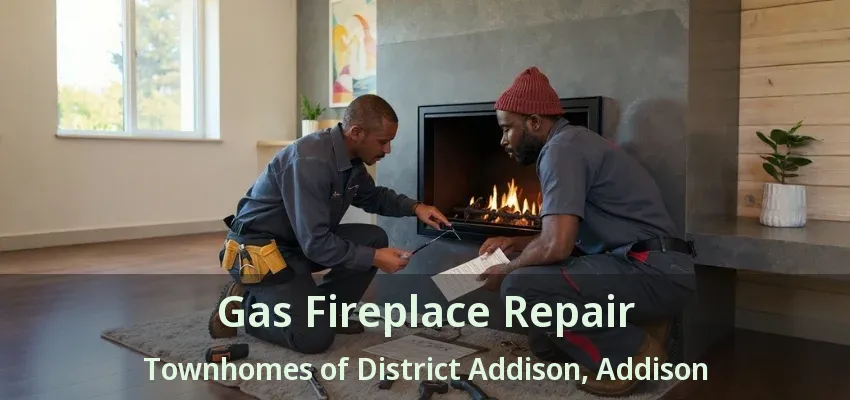Gas Fireplace Repair Townhomes of District Addison, Addison - TX
