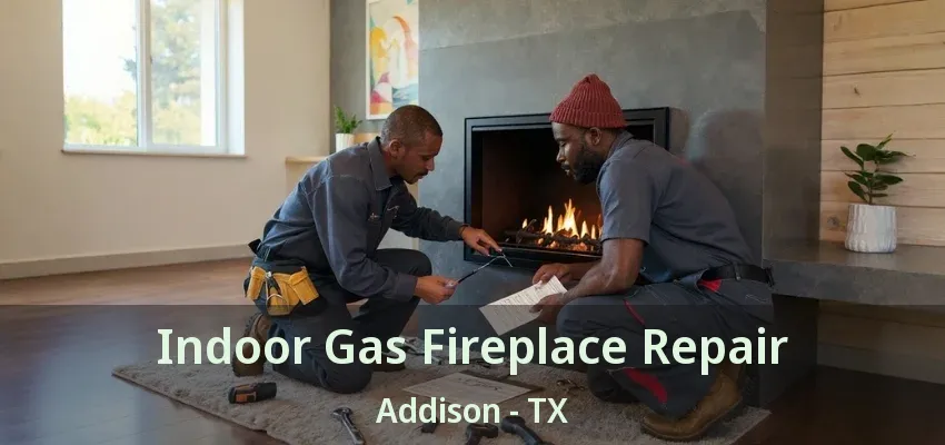 Indoor Gas Fireplace Repair Addison - TX