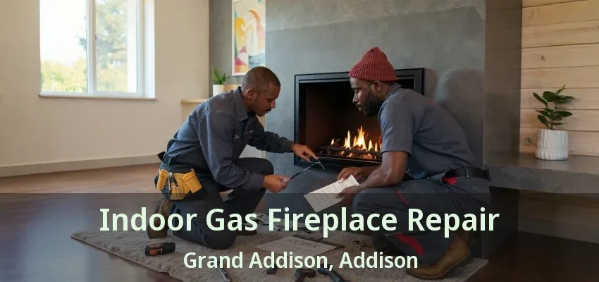 Indoor Gas Fireplace Repair Grand Addison, Addison - TX