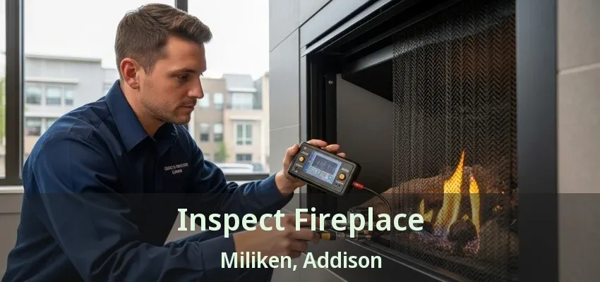 Inspect Fireplace Miliken, Addison - TX