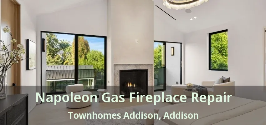 Napoleon Gas Fireplace Repair Townhomes Addison, Addison - TX