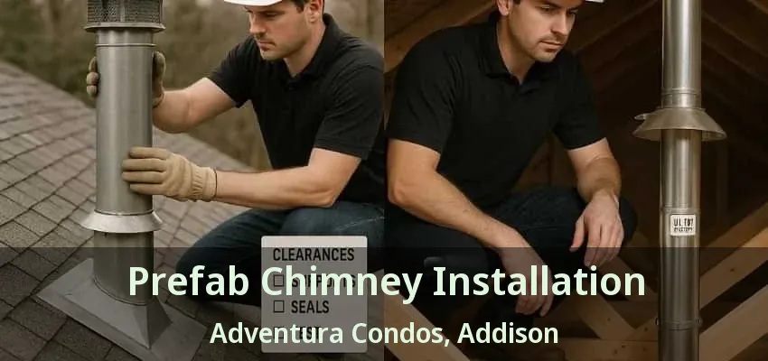 Prefab Chimney Installation Adventura Condos, Addison - TX