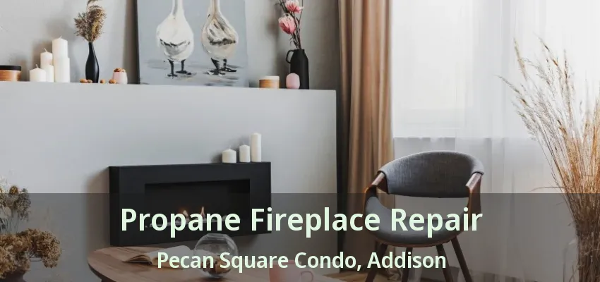Propane Fireplace Repair Pecan Square Condo, Addison - TX