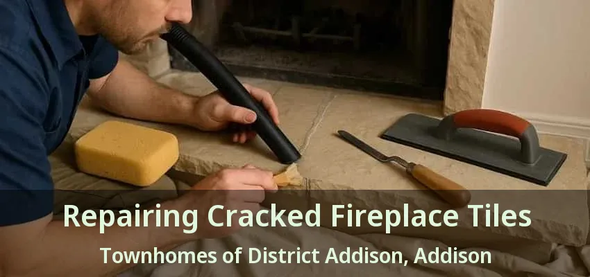 Repairing Cracked Fireplace Tiles Townhomes of District Addison, Addison - TX