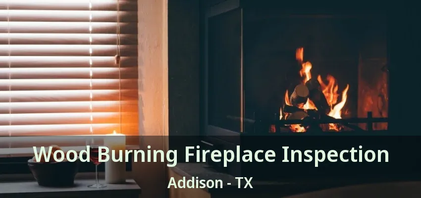 Wood Burning Fireplace Inspection Addison - TX