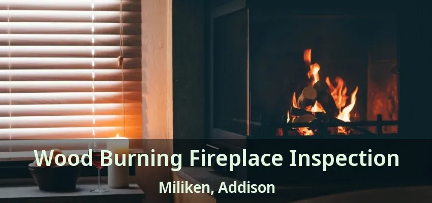 Wood Burning Fireplace Inspection Miliken, Addison - TX