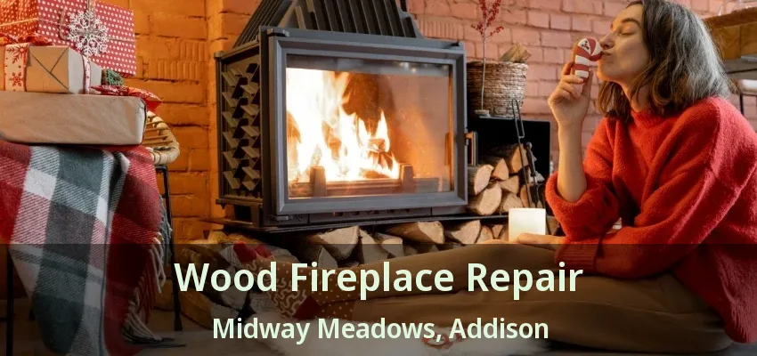Wood Fireplace Repair Midway Meadows, Addison - TX