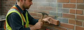 Cracked Chimney Bricks Repair Addison